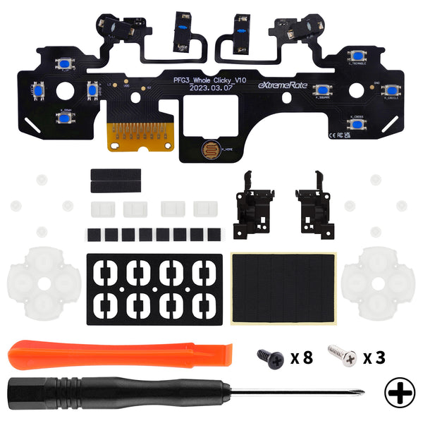 eXtremeRate Light Version Whole Clicky Kit for PS5 Controller Shoulder –  GamingCobra