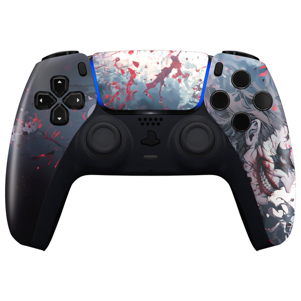 eXtremeRate Killing Clown Front Housing Shell Compatible with ps5  Controller BDM-010/020/030/040, DIY Replacement Shell Custom Touch Pad  Cover 