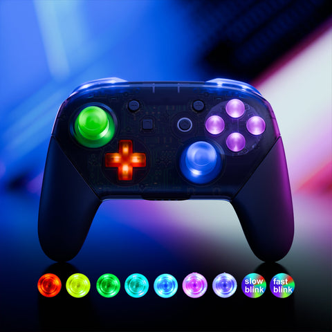 For Switch Pro Controller DTFS LED Kit