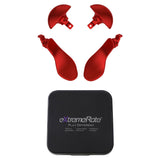 eXtremeRate Back Paddles for PS5 Edge Controller, Metallic Scarlet Red Replacement Interchangeable 4PCS Metal Back Buttons for PS5 Edge Controller - Controller NOT Included - BHPFP001