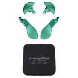 eXtremeRate Back Paddles for PS5 Edge Controller, Metallic Aqua Green Replacement Interchangeable 4PCS Metal Back Buttons for PS5 Edge Controller - Controller NOT Included - BHPFP003