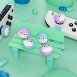 PlayVital Thumbs Cushion Caps Thumb Grip Caps for Nintendo Switch & Switch Lite & Switch OLED - Chubby Puffer Fish - NJM1190