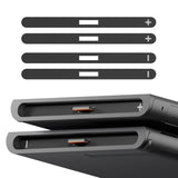 eXtremeRate Side Rail Slot Sticker for Nintendo Switch 2 Console - Shadow Gray - DDBNT191