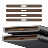 eXtremeRate Side Rail Slot Sticker for Nintendo Switch 2 Console - Wood Grain Brown - DDBNT197