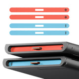 eXtremeRate Side Rail Slot Sticker for Nintendo Switch 2 Console - Blue & Orange - DDBNT198