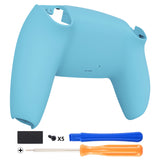 eXtremeRate Heaven Blue Custom Back Housing Bottom Shell Compatible with ps5 Controller, Replacement Back Shell Cover Compatible with ps5 Controller - DPFP3019