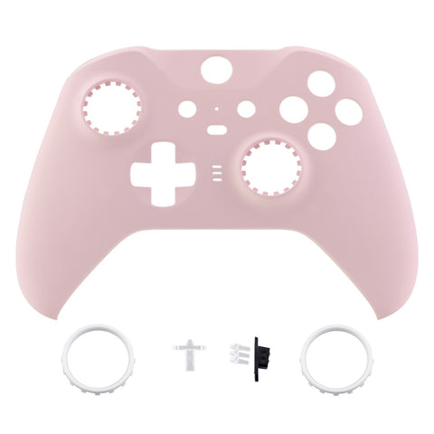 eXtremeRate Replacement Front Housing Shell Case for Xbox One Elite Series 2 & Elite 2 Core Controller (Model 1797) - Cherry Blossoms Pink - ELP312