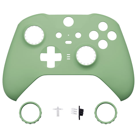 eXtremeRate Replacement Front Housing Shell Case for Xbox One Elite Series 2 & Elite 2 Core Controller (Model 1797) - Matcha Green - ELP333