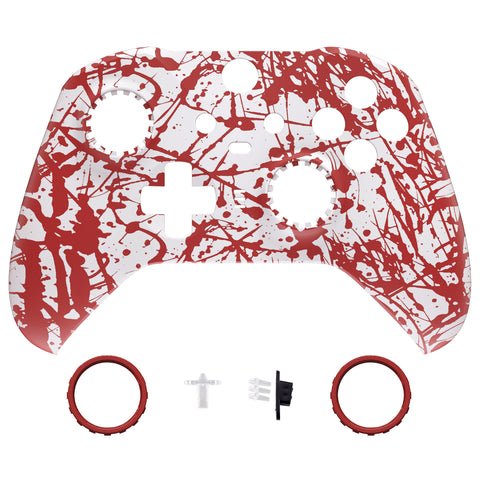 eXtremeRate Replacement Front Housing Shell Case for Xbox One Elite Series 2 & Elite 2 Core Controller (Model 1797) - Blood - ELS211