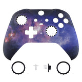 eXtremeRate Replacement Front Housing Shell Case for Xbox One Elite Series 2 & Elite 2 Core Controller (Model 1797) - Nebula Galaxy - ELT101