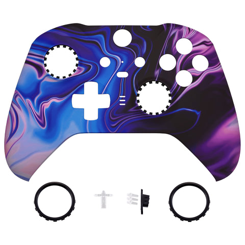 eXtremeRate Replacement Front Housing Shell Case for Xbox One Elite Series 2 & Elite 2 Core Controller (Model 1797) - Origin of Chaos - ELT109
