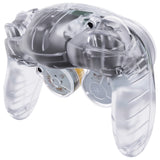 eXtremeRate Clear Replacement Faceplate Backplate with Buttons for Nintendo GameCube Controller - GCNM5003