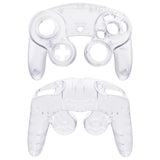 eXtremeRate Clear Replacement Faceplate Backplate with Buttons for Nintendo GameCube Controller - GCNM5003