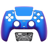 eXtremeRate LUNA Redesigned Front Shell with Touchpad for PS5 Controller BDM-010/020/030/040/050/060 - Chameleon Purple Blue - GHPFP003G4