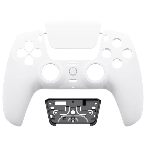eXtremeRate LUNA Redesigned Front Shell with Touchpad for PS5 Controller BDM-010/020/030/040/050/060 - White - GHPFP006G4