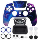 eXtremeRate LUNA Redesigned Origin of Chaos Front Shell Touchpad Compatible with ps5 Controller BDM-010/020/030/040, DIY Replacement Housing Custom Touch Pad Cover Compatible with ps5 Controller - GHPFT008