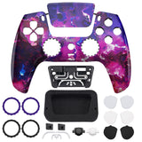 eXtremeRate LUNA Redesigned Surreal Lava Front Shell Touchpad Compatible with ps5 Controller BDM-010/020/030/040, DIY Replacement Housing Custom Touch Pad Cover Compatible with ps5 Controller - GHPFT013