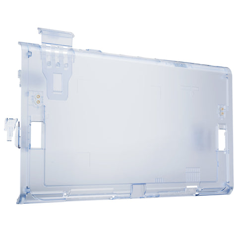 eXtremeRate Replacement DIY Rear Back Plate for Nintendo Switch 2 Handheld Console  (Without Kickstand) - Clear Glacier Blue - GLTNTM003