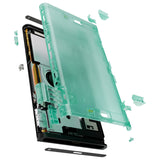eXtremeRate Replacement DIY Rear Back Plate for Nintendo Switch 2 Handheld Console  (Without Kickstand) - Emerald Green - GLTNTM004