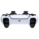 eXtremeRate Replacement D-pad R1 L1 R2 L2 Triggers Share Options Face Buttons, Chrome Black Full Set Buttons Compatible with ps5 Controller BDM-030/040/050 - Controller NOT Included - JPF2008G3