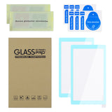 eXtremeRate 2 Pack Heaven Blue Border Transparent HD Saver Protector Film, Tempered Glass Screen Protector for Nintendo Switch Lite [Anti-Scratch, Anti-Fingerprint, Shatterproof, Bubble-Free] - HL713