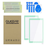 eXtremeRate 2 Pack Misty Green Border Transparent HD Saver Protector Film, Tempered Glass Screen Protector for Nintendo Switch Lite [Anti-Scratch, Anti-Fingerprint, Shatterproof, Bubble-Free] - HL732