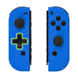 eXtremeRate Blue Joycon Handheld Controller Housing (D-Pad Version) with Full Set Buttons, DIY Replacement Shell Case for NS Switch JoyCon & OLED JoyCon – Console Shell NOT Included - JZP313