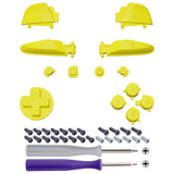 eXtremeRate DIY Replacement Full Set Buttons for Nintendo Switch Pro Controller - Sunflower Yellow - KRP359