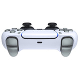 eXtremeRate Replacement D-pad R1 L1 R2 L2 Triggers Share Options Face Buttons, Metallic Steel Gray Full Set Buttons Compatible with ps5 Controller BDM-030/040/050 - Controller NOT Included - JPF1039G3