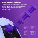 eXtremeRate ThumbsGear V3 Interchangeable Ergonomic Thumbsticks for PS5 Edge & PS5 & PS4 Controller - Purple - NNFPFM005