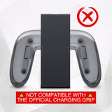 PlayVital Solid Color Series Protective Case for Nintendo Switch 2, Anti-Scratches Hard Shell Dockable Grip Cover with Extra Foldable Stand & Thumb Grips for Nintendo Switch 2  - Matcha Green - AXKNTM005