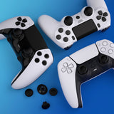 eXtremeRate EDGE Sticks Swappable Thumbsticks for PS5 & PS5 Edge & PS4 All Model Controllers - Black - P5J201