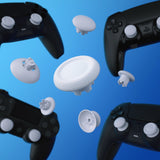 eXtremeRate EDGE Sticks Swappable Thumbsticks for PS5 & PS5 Edge & PS4 All Model Controllers - Robot White - P5J203