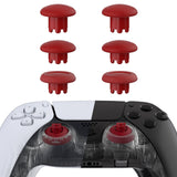 eXtremeRate EDGE Sticks Swappable Thumbsticks for PS5 & PS5 Edge & PS4 All Model Controllers - Carmine Red - P5J205