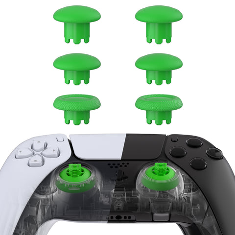 eXtremeRate EDGE Sticks Swappable Thumbsticks for PS5 & PS5 Edge & PS4 All Model Controllers - Green - P5J211