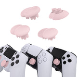 eXtremeRate EDGE Sticks Swappable Thumbsticks for PS5 & PS5 Edge & PS4 All Model Controllers - Cherry Blossoms Pink - P5J212