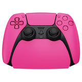 PlayVital 2 Pack Controller Display Stand for ps5, Gamepad Stand Desk Holder for ps5 Controller Accessories with Rubber Pads - Nova Pink - PFPJ173