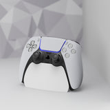 PlayVital 2 Pack Controller Display Stand for ps5, Gamepad Stand Desk Holder for ps5 Controller Accessories with Rubber Pads - White - PFPJ169