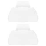 PlayVital 2 Pack Controller Display Stand for ps5, Gamepad Stand Desk Holder for ps5 Controller Accessories with Rubber Pads - White - PFPJ169