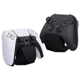 PlayVital 2 Pack Solid Black Universal Game Controller Stand for Xbox Series X/S Controller, for PS5/4 Controller Stand Holder, Display Stand Holder for Switch Pro Controller - PFPJ158