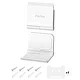 PlayVital 2 Set FOLD Controller Wall Mount for ps5/4, Foldable Wall Stand for Xbox Series X/S, Switch Pro, Gaming Headset Stand, Wall Holder for Xbox Wireless Headset, for Pulse 3D Headset - White - DMYPFM003