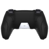 PlayVital 2 Set Futuristic CyberMech Design Silicone Case with Thumb Grips for PS5 Wireless Controller, Compatible with PS5 Official Charging Dock - Black - CHXPFP006