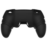 PlayVital 2 Set Runes Edition Silicone Cover Skin for PS5 Controller with Thumb Grips & Touchpad Skin & D-pad Area Sticker, Compatible with PS5 Charging Dock - Black - FVEPFP005