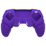 PlayVital 2 Set Runes Edition Silicone Cover Skin for PS5 Controller with Thumb Grips & Touchpad Skin & D-pad Area Sticker, Compatible with PS5 Charging Dock - Purple - FVEPFP007