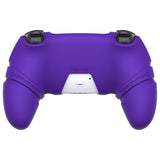 PlayVital 2 Set Runes Edition Silicone Cover Skin for PS5 Controller with Thumb Grips & Touchpad Skin & D-pad Area Sticker, Compatible with PS5 Charging Dock - Purple - FVEPFP007