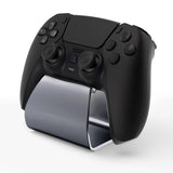 PlayVital 2 Set Stand-AL Game Controller Stand for ps5, for ps4, Aluminium Metal Display Gamepad Holder for Xbox Series X/S, Xbox One, Switch Pro, Universal Desktop Controller Supporter - Gray - FQZPFC006