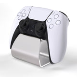 PlayVital 2 Set Stand-AL Game Controller Stand for ps5, for ps4, Aluminium Metal Display Gamepad Holder for Xbox Series X/S, Xbox One, Switch Pro, Universal Desktop Controller Supporter - Silver - FQZPFC005