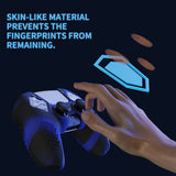 PlayVital 2 Set Upgraded 3D Studded Edition Blue & Black Silicone Cover Skin for PS5 Controller with 6 Thumb Grips & 2 Stickers, Anti-Slip Shockproof Controller Grip Case - Compatible with Charging Dock - TVAPFP010