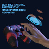 PlayVital 2 Set Upgraded 3D Studded Edition Red & Black Silicone Cover Skin for PS5 Controller with 6 Thumb Grips & 2 Stickers, Anti-Slip Shockproof Controller Grip Case - Compatible with Charging Dock - TVAPFP011