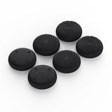 PlayVital Gray 3D Studded Edition Anti-slip Silicone Cover Skin for 5 Controller, Soft Rubber Case Protector for PS5 Wireless Controller with 6 Black Thumb Grip Caps - TDPF006